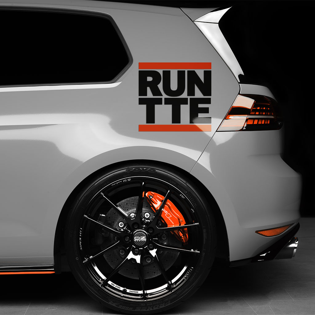 RUN TTE Sticker