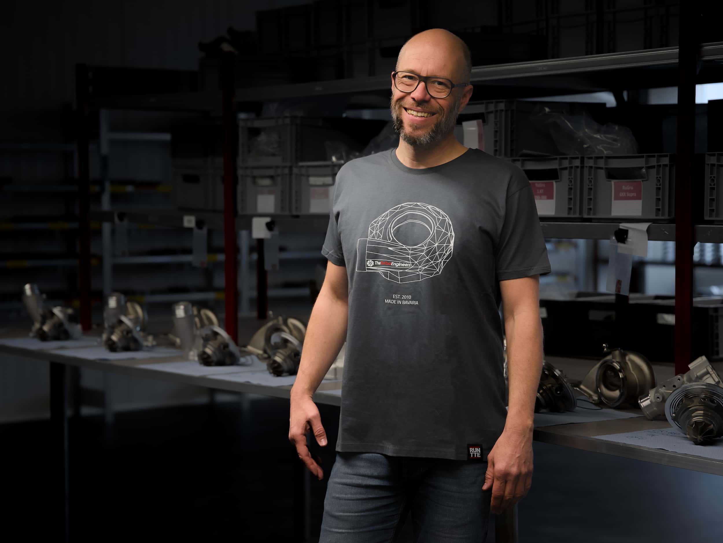 TTE Low Poly Turbocharger T-shirt